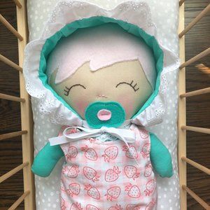 Complete Baby Doll Set, Soft Doll with Clothes, Te